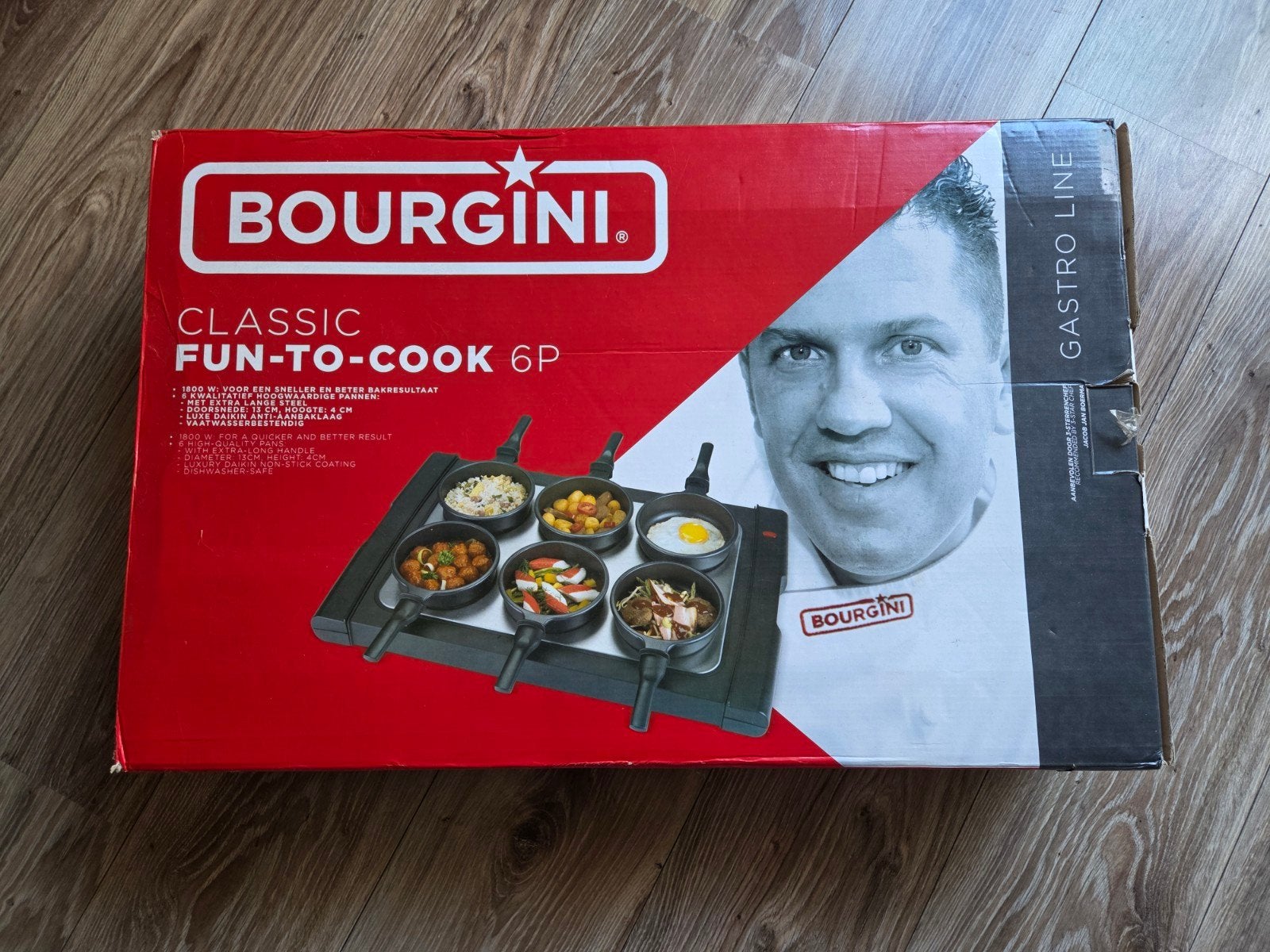 Bourgini Classic Fun-To-Cook, Ophalen, Zo goed als nieuw, 4 t/m 7 personen