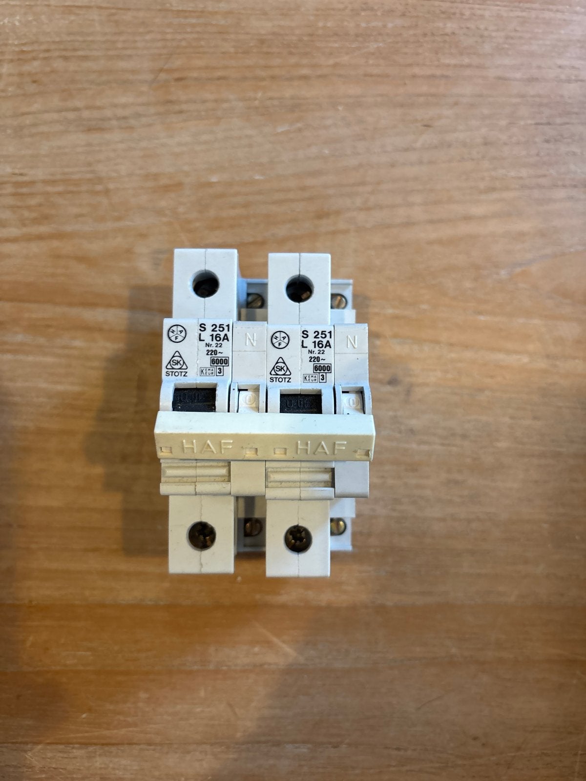 Stotz S 251 L 16A Installatieautomaat - Gebruikt, Ophalen of Verzenden, Gebruikt, Overige merken, Installatieautomaat