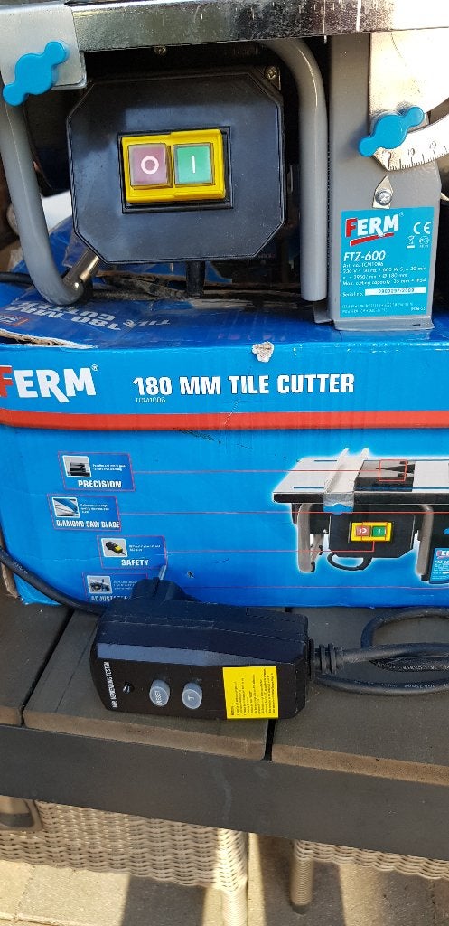 Tegelzaagmachine Electrisch, Ophalen, Topcraft/FERM, Overige typen, Nieuw