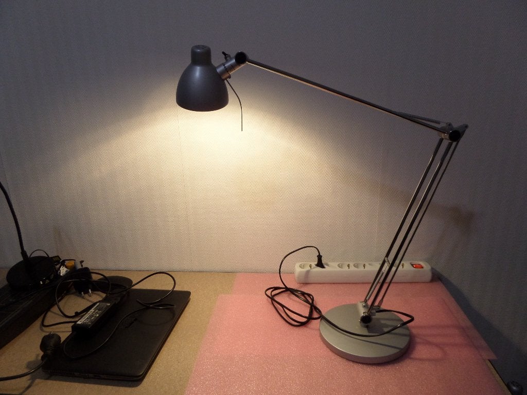 ikea bureau lamp Antifoni A0601 . 230V max 40W, Ophalen, Bureaulamp, Gebruikt, Vintage
