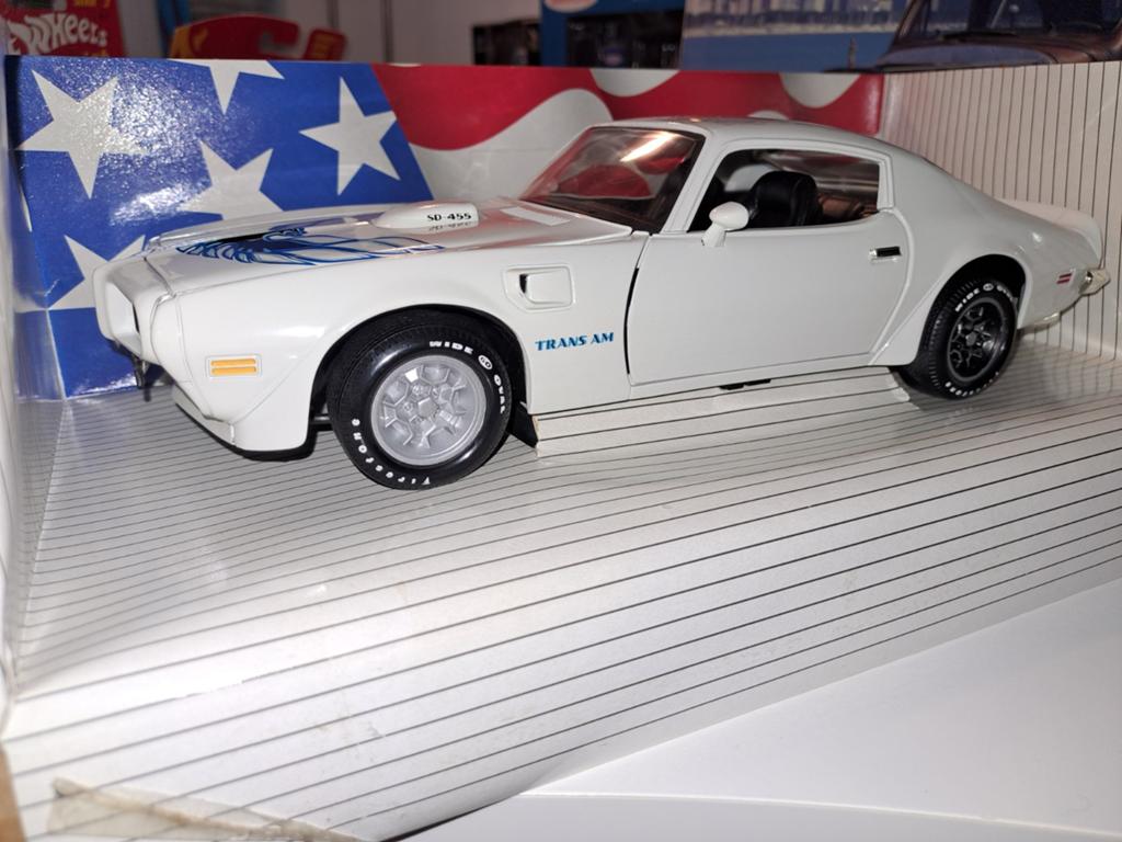 1973 Firebird Trans Am, cameo white., Ophalen of Verzenden, Gebruikt, Auto, ERTL