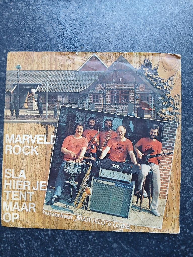 Huisorkest Marveld  - Marveld Rock (Alleen Hoes - Piraten), Gebruikt, 7 inch, Ophalen of Verzenden, Nederlandstalig