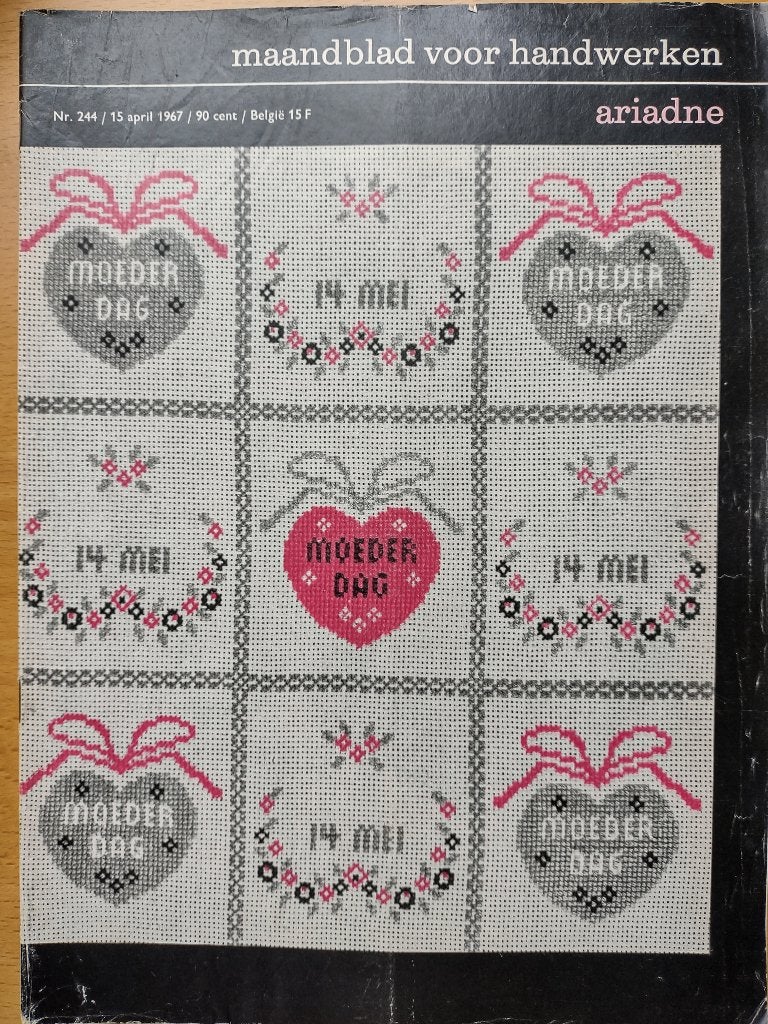 Ariadne 9 stuks jaren 60, Ophalen of Verzenden, Gebruikt, Breien of Haken, Patroon of Boek