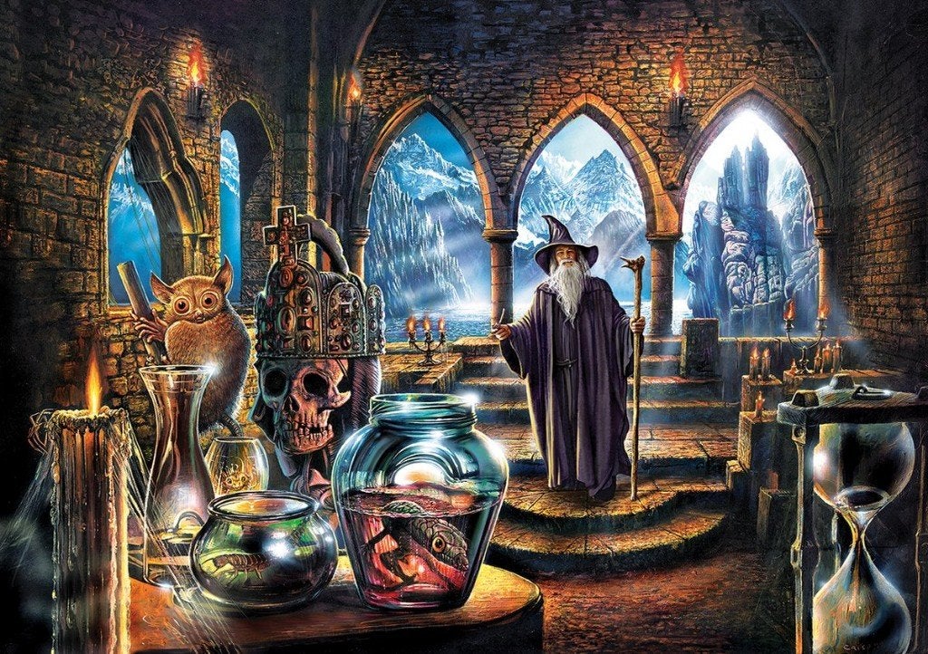 D-Toys legpuzzel 1000 nieuw The Wizard's Castle, Ophalen of Verzenden, 500 t/m 1500 stukjes, Nieuw, Legpuzzel