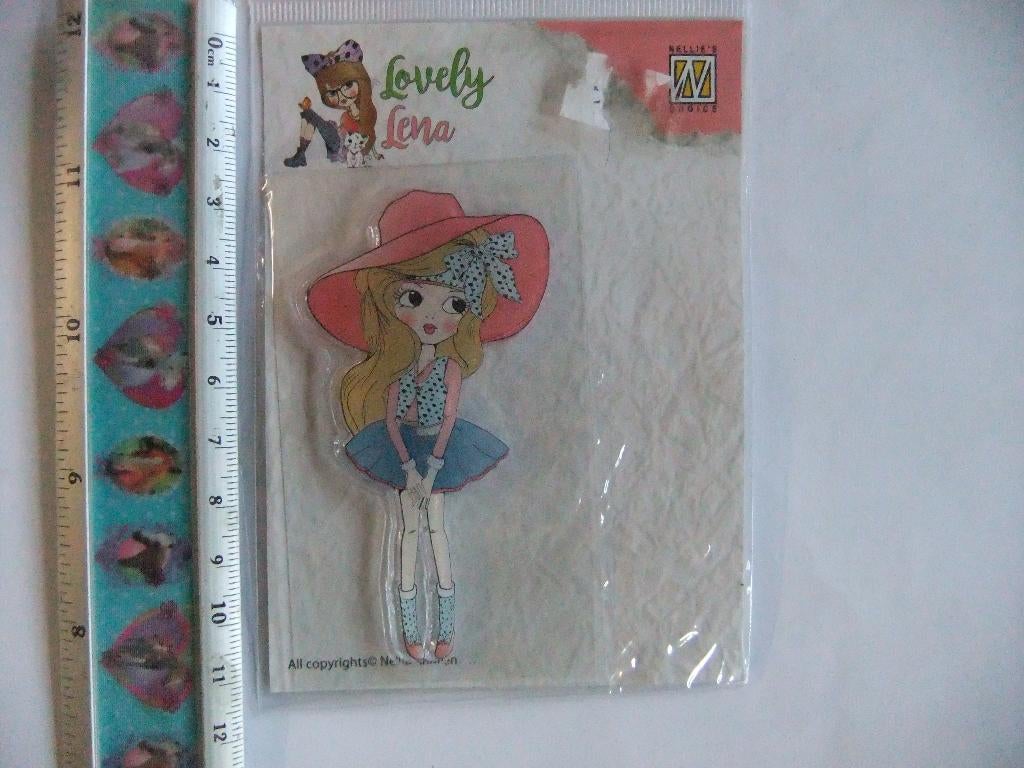 acrylic stamp Lovely Lena, Verzenden, Nieuw, Knutselwerk