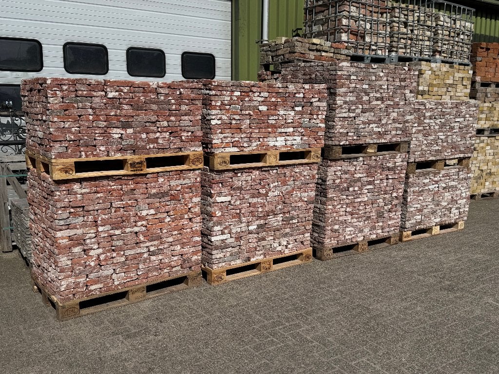 Kleine antieke rode metselsteen Rijntjes 18x4cm., Ophalen, Overige materialen, Gebruikt, Overige typen