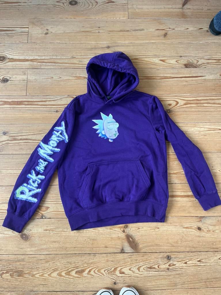 Hoodie, Rick&Morty. H&M, Ophalen of Verzenden, Zo goed als nieuw, Paars