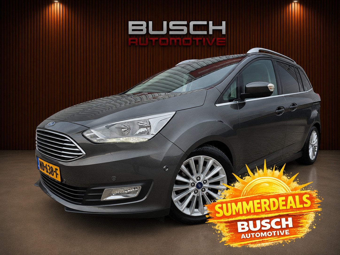 Ford Grand C-Max 1.5 Titanium | VAN 2e EIGENAAR | AUTOMAAT |, Auto's, Ford, Euro 6, 150 pk, Origineel Nederlands, Bedrijf