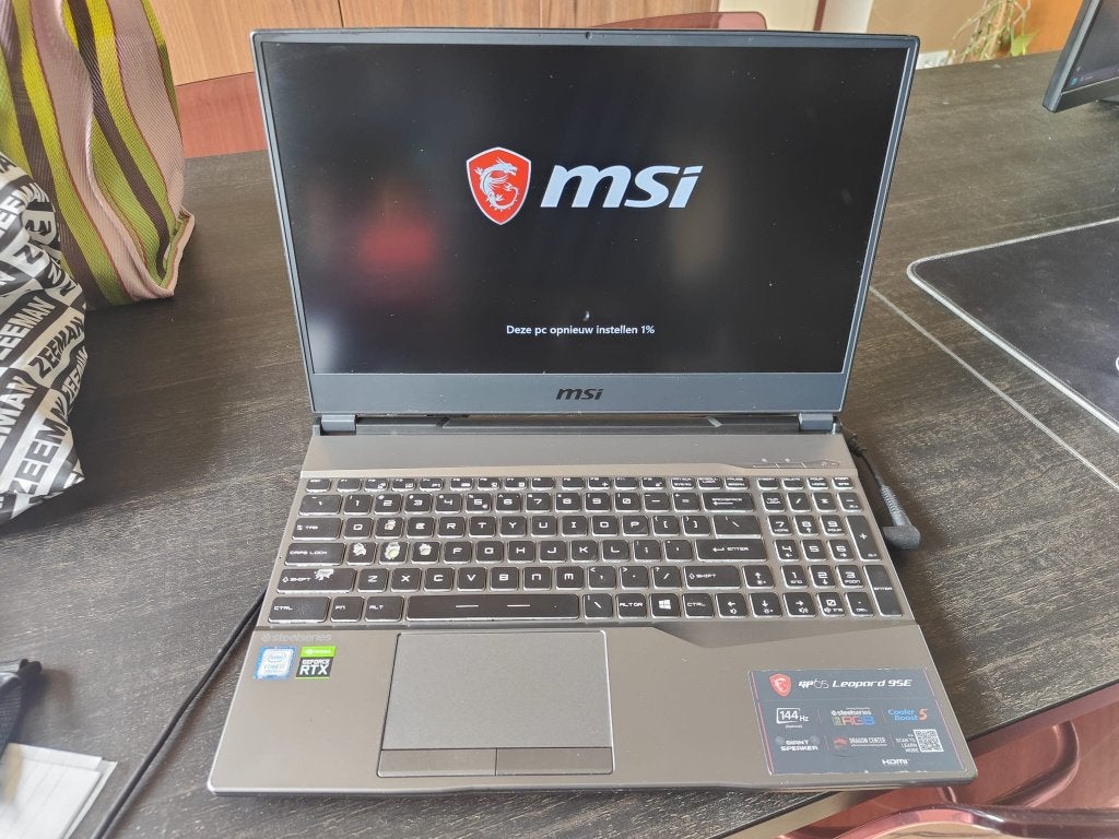 MSI GP65 Leopard 95E - i7 9750H - RTX 2060 - gaming laptop, Computers en Software, Windows Laptops, Ophalen, Met videokaart, Zo goed als nieuw
