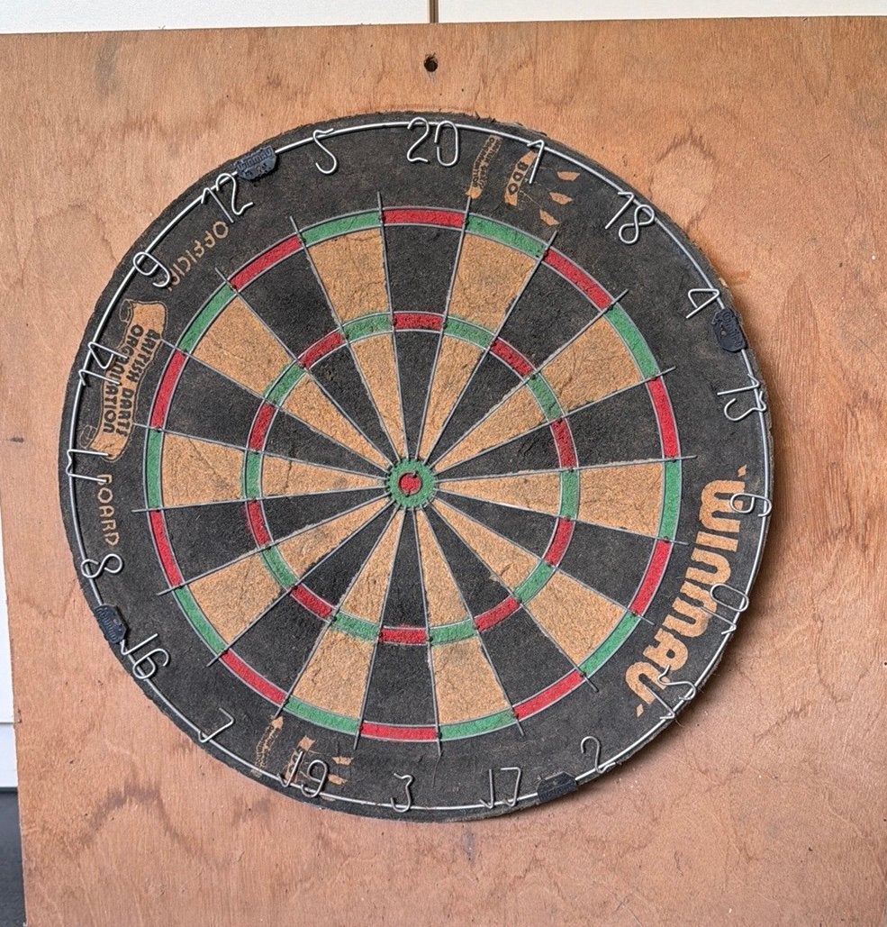 Dartbord, Ophalen, Gebruikt, Dartbord