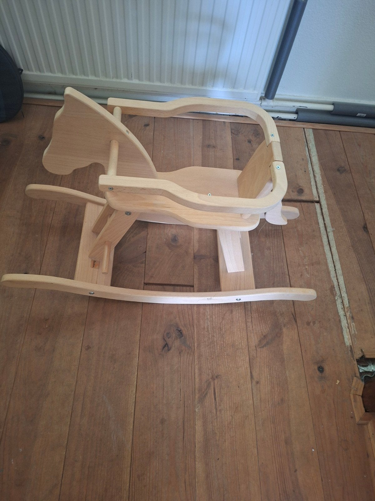 Nieuw houten hobbelpaard, Ophalen of Verzenden, Nieuw