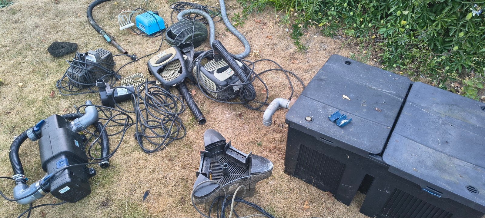 Vijverpompen, beluchting, filter en skimmer - complete set, Ophalen of Verzenden