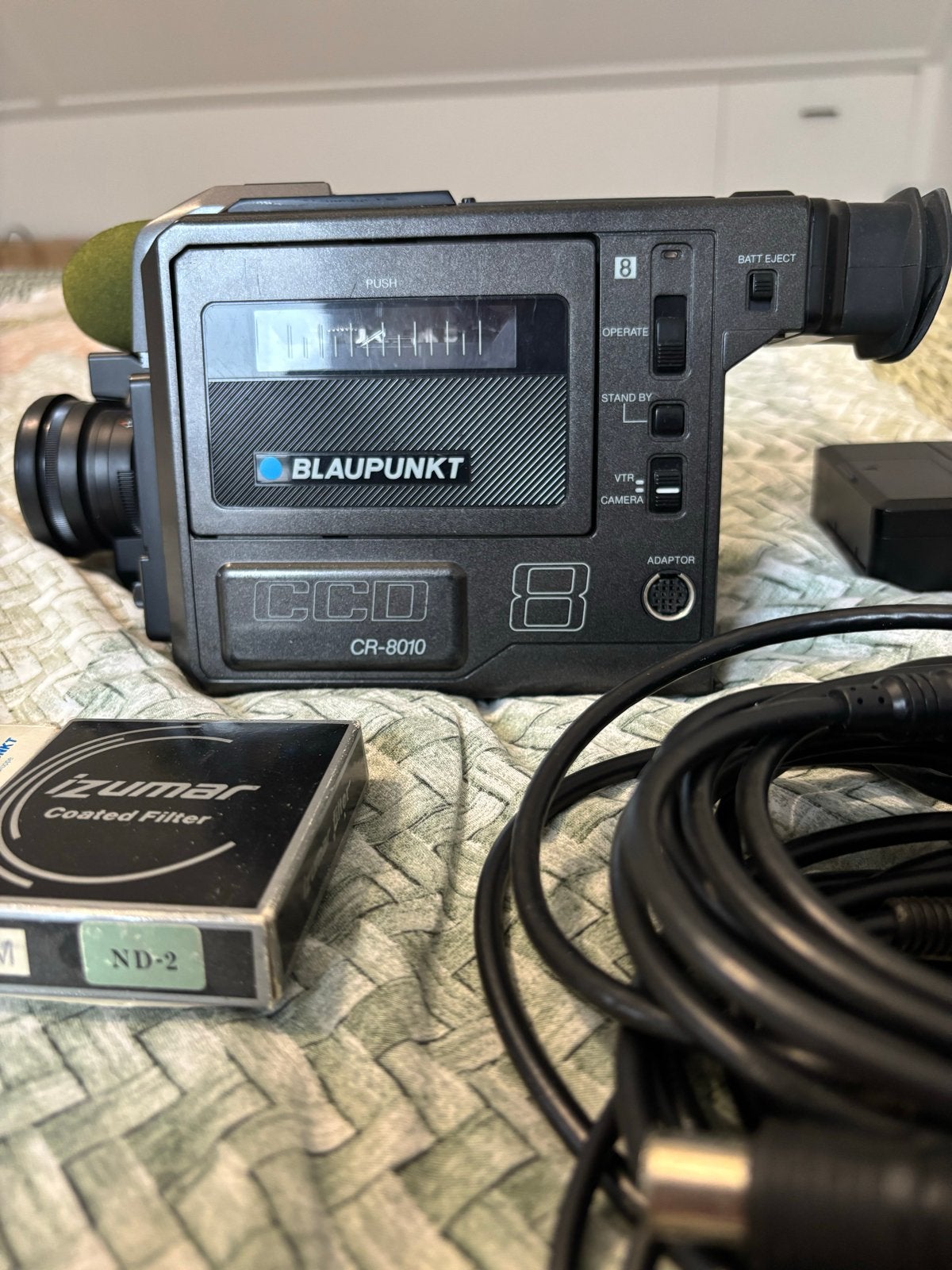Blaupunkt CCD CR-8010 8mm Camcorder met accessoires, Ophalen, 8mm, Camera