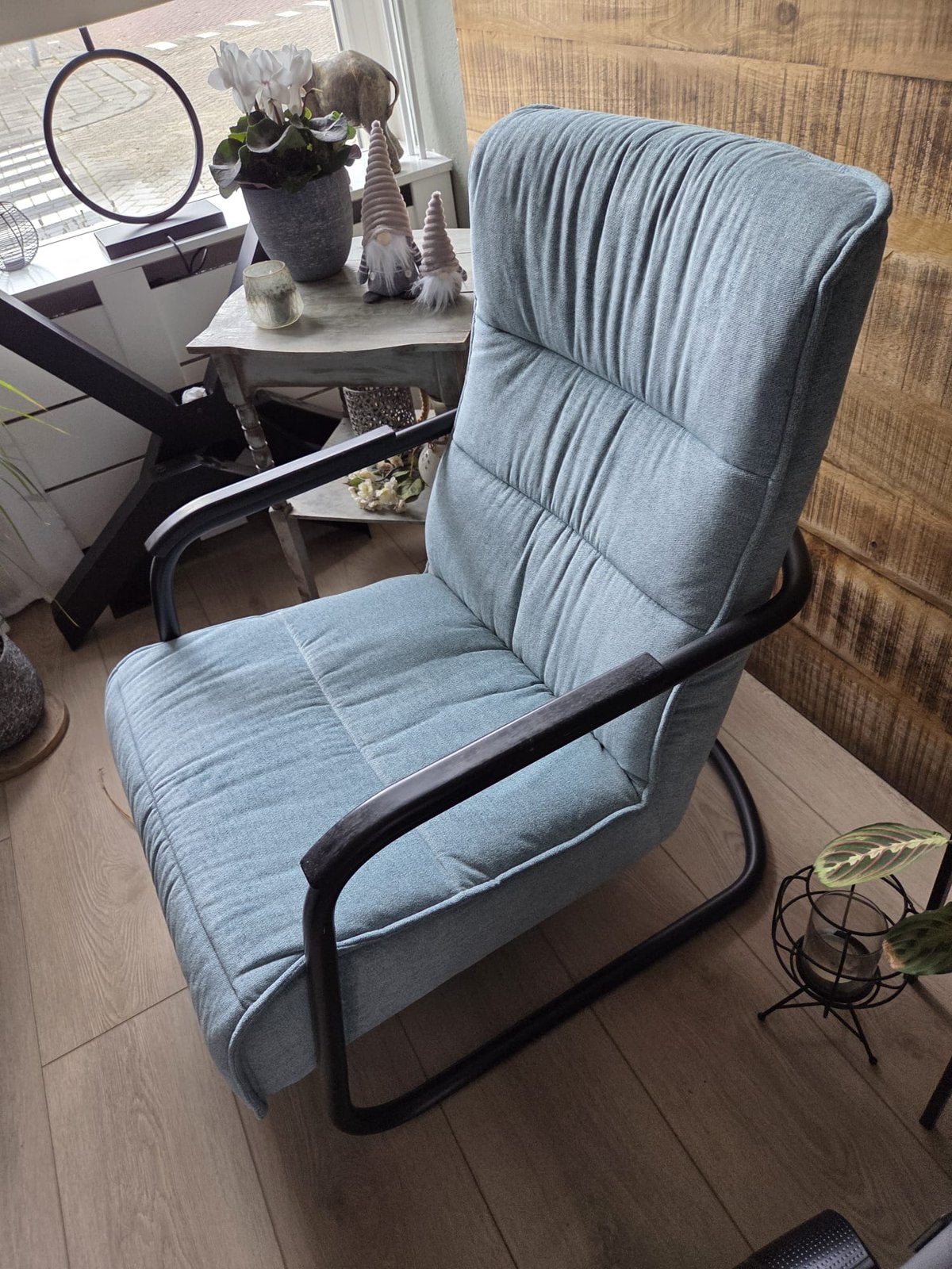 Fauteuil, Huis en Inrichting, Fauteuils, Zo goed als nieuw, Stof, 50 tot 75 cm, 75 tot 100 cm, Ophalen
