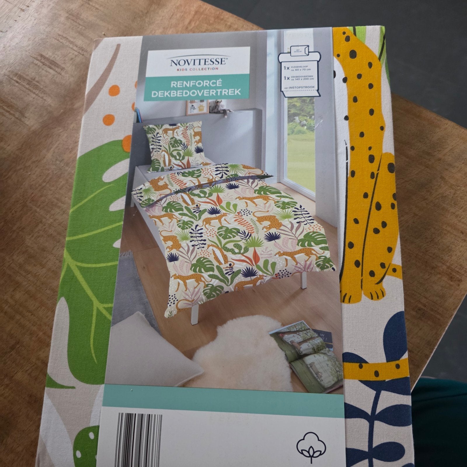 Nieuw Novitesse Renforcé Dekbedovertrek 140x200, Eenpersoons, Meerkleurig, Dekbedovertrek, Katoen