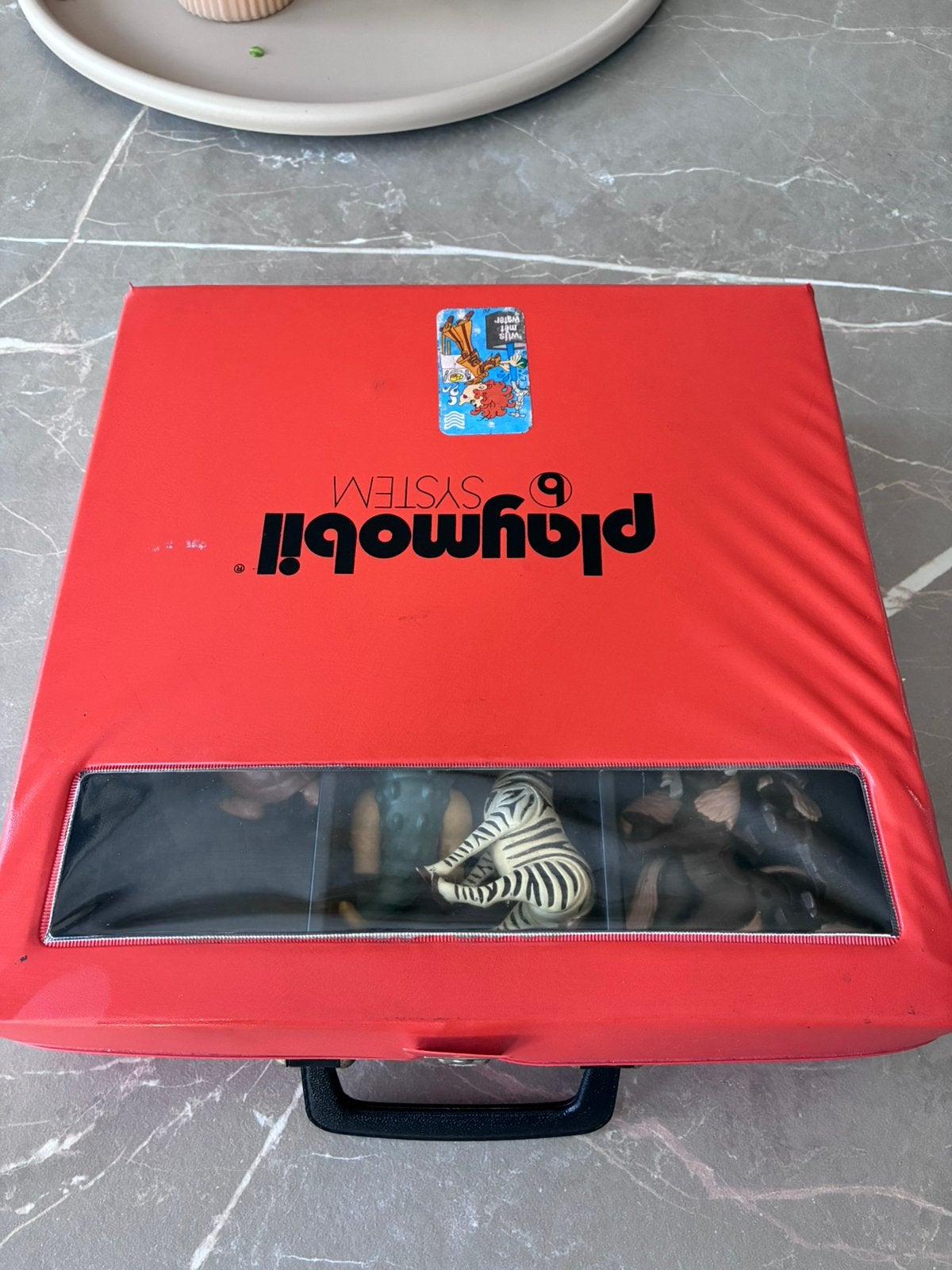 Playmobil koffer met assortiment dieren (140)., Ophalen of Verzenden, Gebruikt, Los playmobil