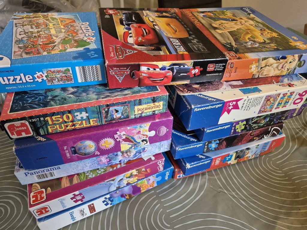 Puzzels, Ophalen, Meer dan 50 stukjes, Gebruikt