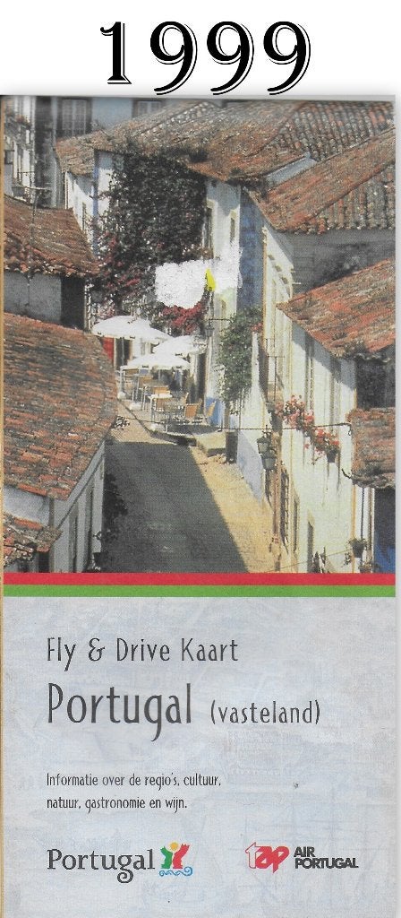 pl30 - Plattegrond Portugal, Ophalen of Verzenden, Gelezen, 1800 tot 2000, Landkaart
