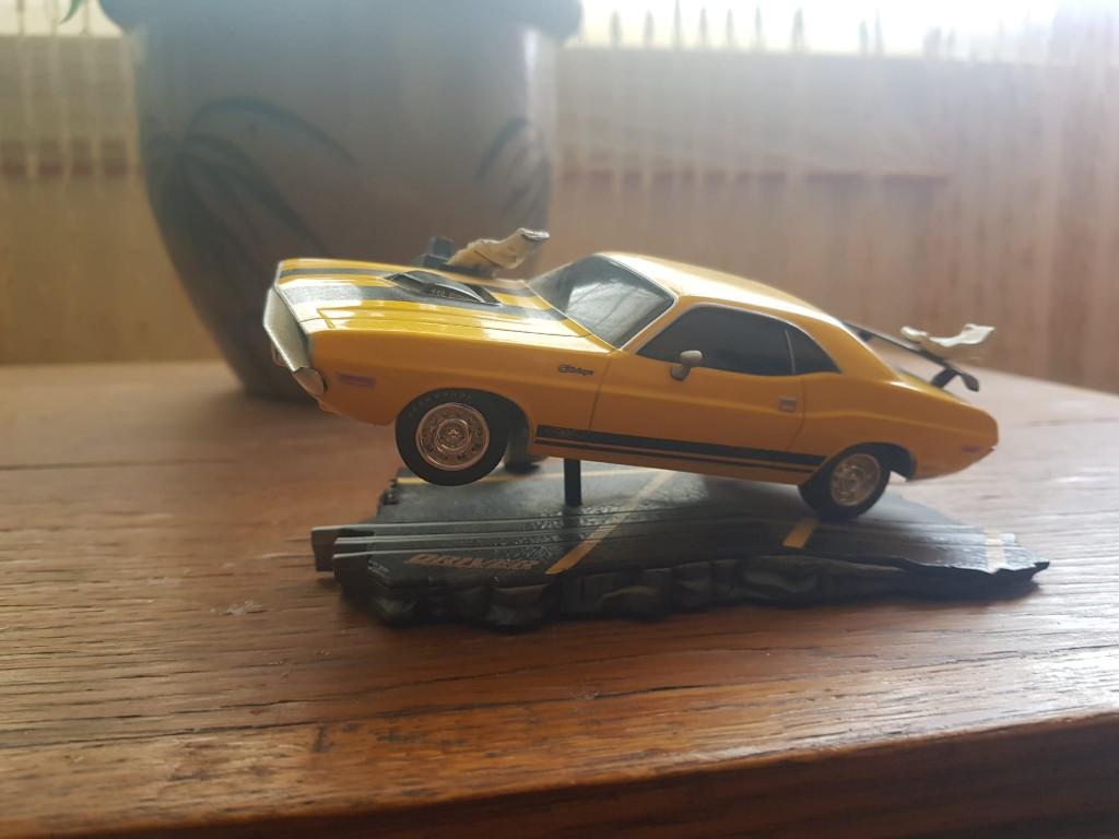 dodge challenger 1970, scale1:24, Ophalen of Verzenden, Zo goed als nieuw, Auto, Overige merken