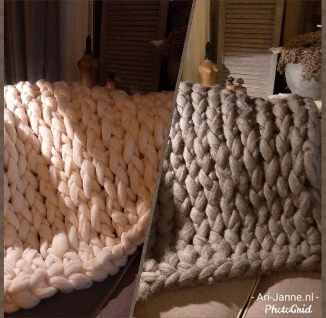 NIEUW! Stoere woondekens, XXLdeken,plaid,sprei,lontwol, deco, Huis en Inrichting, Overige kleuren, Woondeken, Wol, Nieuw