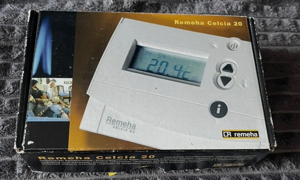 Remeha Celcia 20 Modulerende Kamerthermostaat, Ophalen of Verzenden, Gebruikt