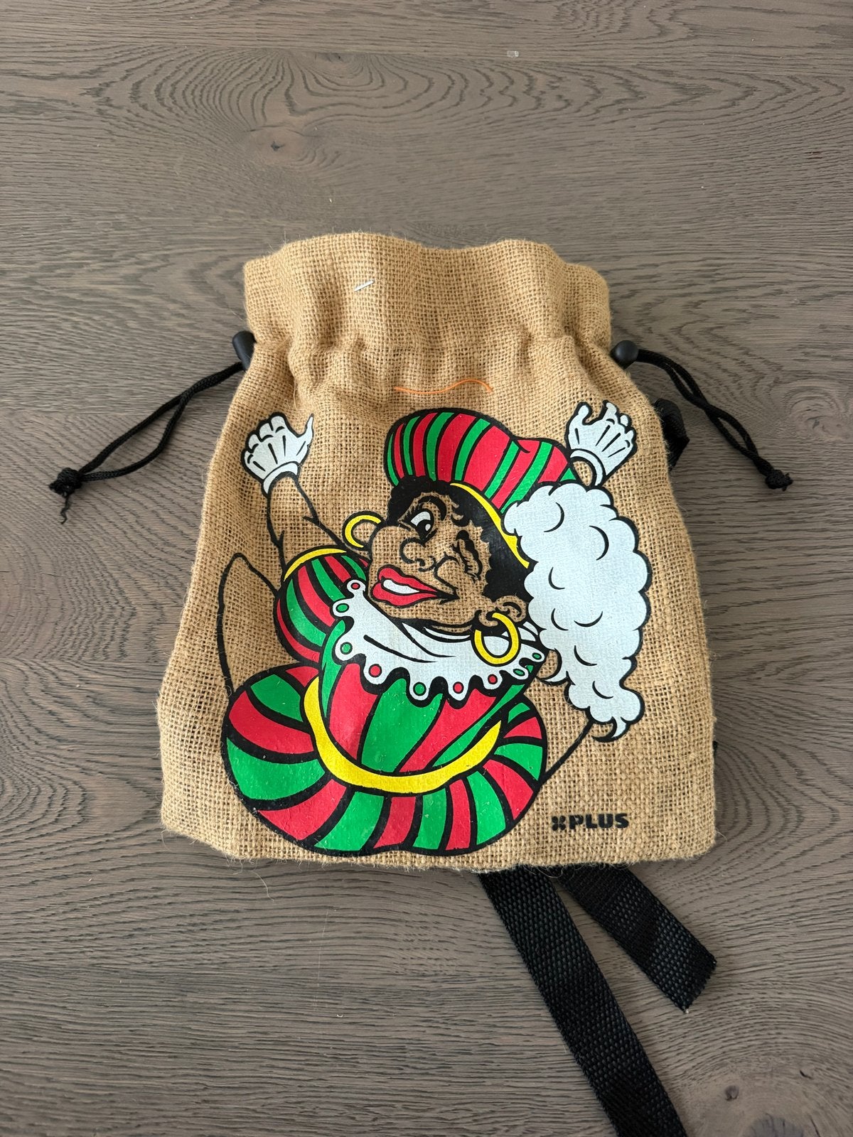 Nieuw Juten Rugzak Zwarte Piet, Ophalen of Verzenden, Nieuw