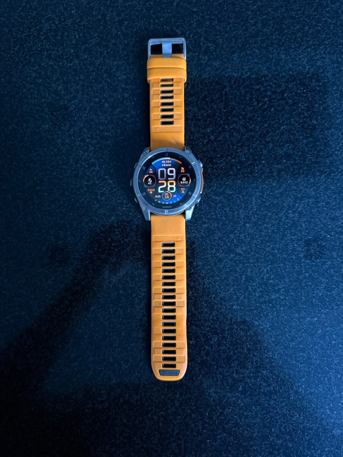 Garmin Fenix 8 - Oranje - Zo goed als nieuw, Afstand, Oranje, Ophalen of Verzenden, Zo goed als nieuw