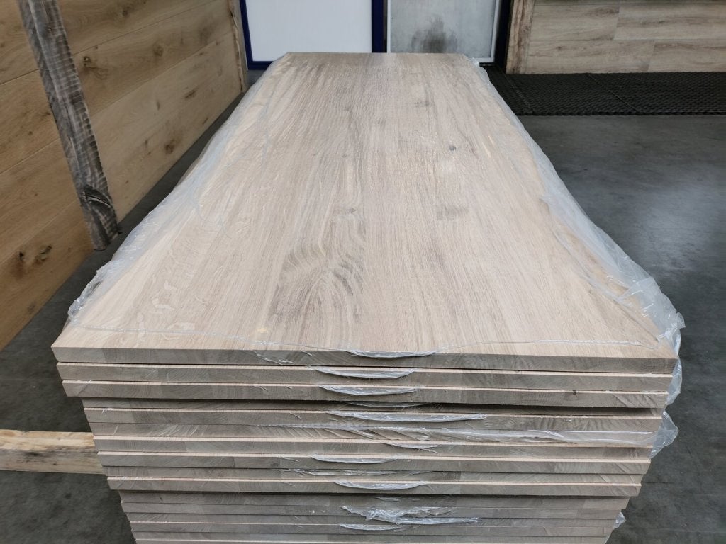 Eiken Meubelpaneel AB  Massief 19 mm  Perfect voor Maatwerk, Doe-het-zelf en Verbouw, Platen en Panelen, Hout@hameren.nl, Minder dan 20 mm