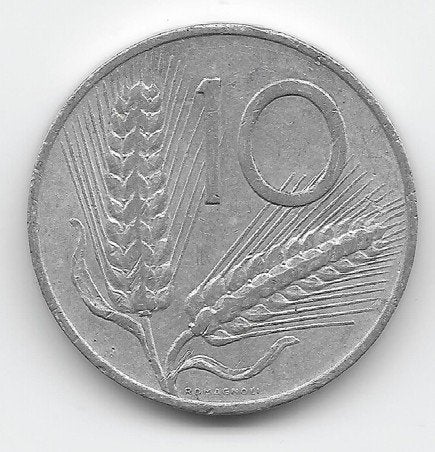 Italië 10 lire 1954 KM# 93, Verzenden, Italië, Losse munt