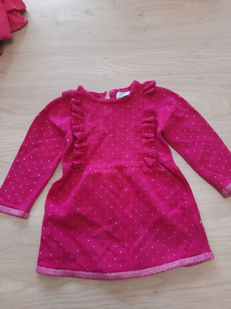 Mooi glitterjurkje Primark Mt 86, Kinderen en Baby's, Babykleding | Maat 86, Gebruikt, Meisje, Jurkje of Rokje, Ophalen of Verzenden