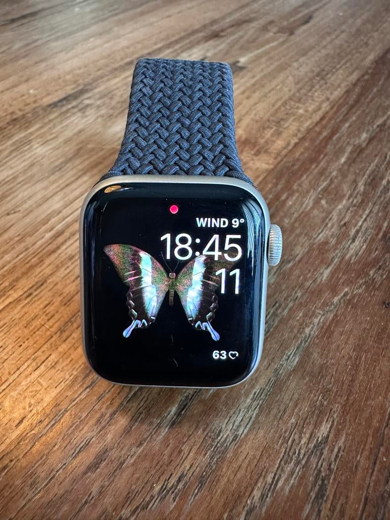Apple watch se 2e generatie cellular GPS, Zwart, IOS, Ophalen of Verzenden, Zo goed als nieuw