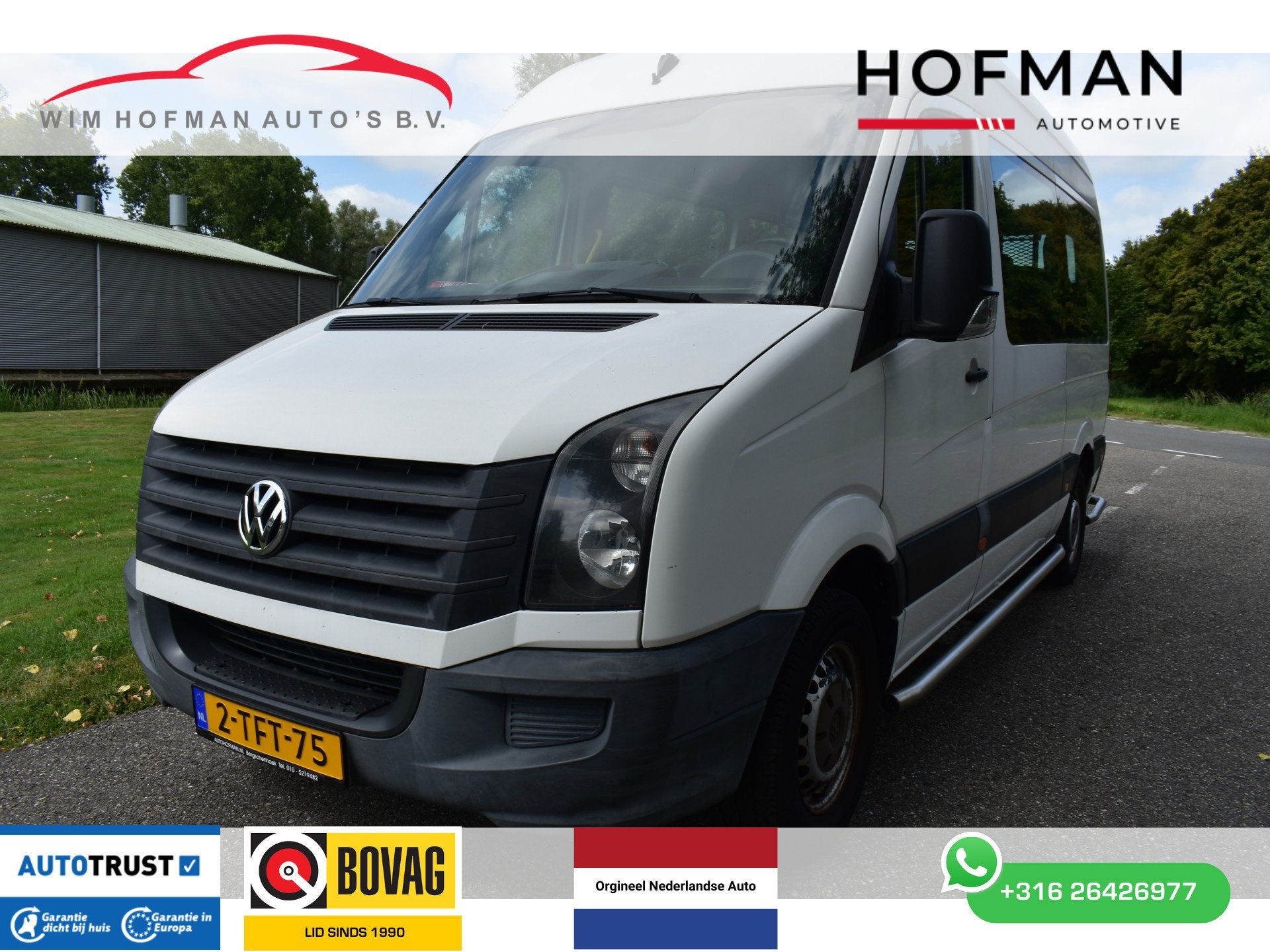Volkswagen Crafter Nw Koppeling L2H2 Airco 9 pers Rolstoel l, Auto's, 13 km/l, Achterwielaandrijving, Gebruikt, Euro 6