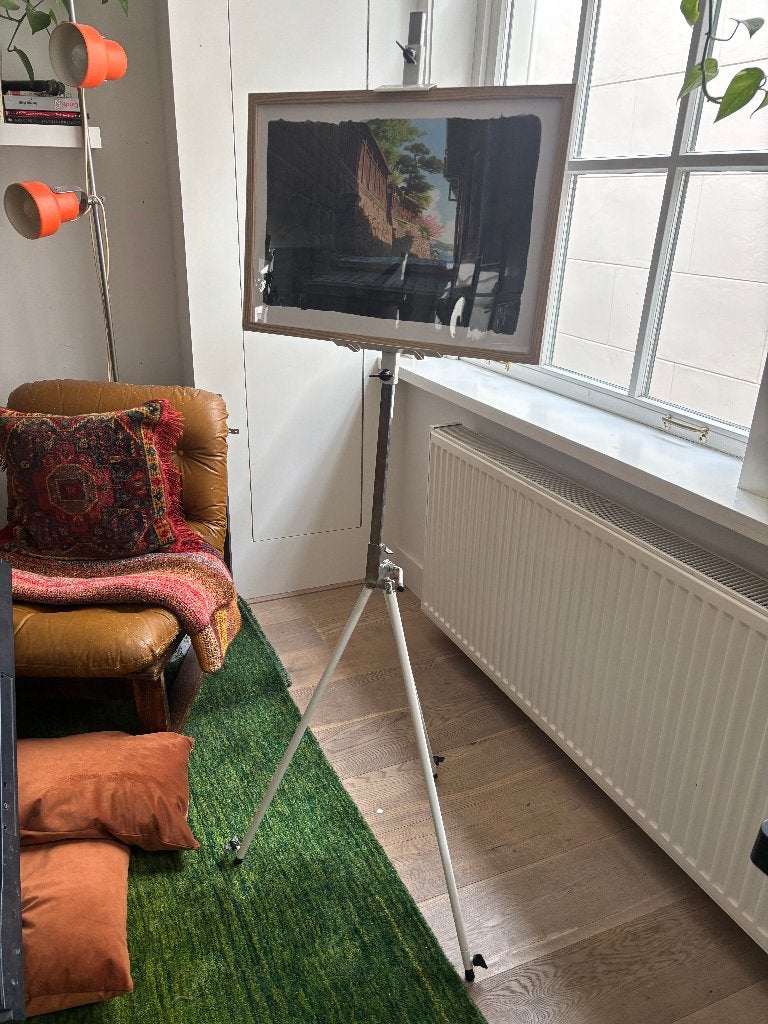 Vintage Opvouwbare Schildersezel – Lichtgewicht Inklapbaar, Ophalen, Schilderen op nummer