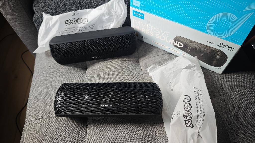 (Hi-Res Audio) 2 Anker Soundcore Motion+ speakers, Audio, Tv en Foto, Luidsprekers, Overige merken, Ophalen of Verzenden, Zo goed als nieuw