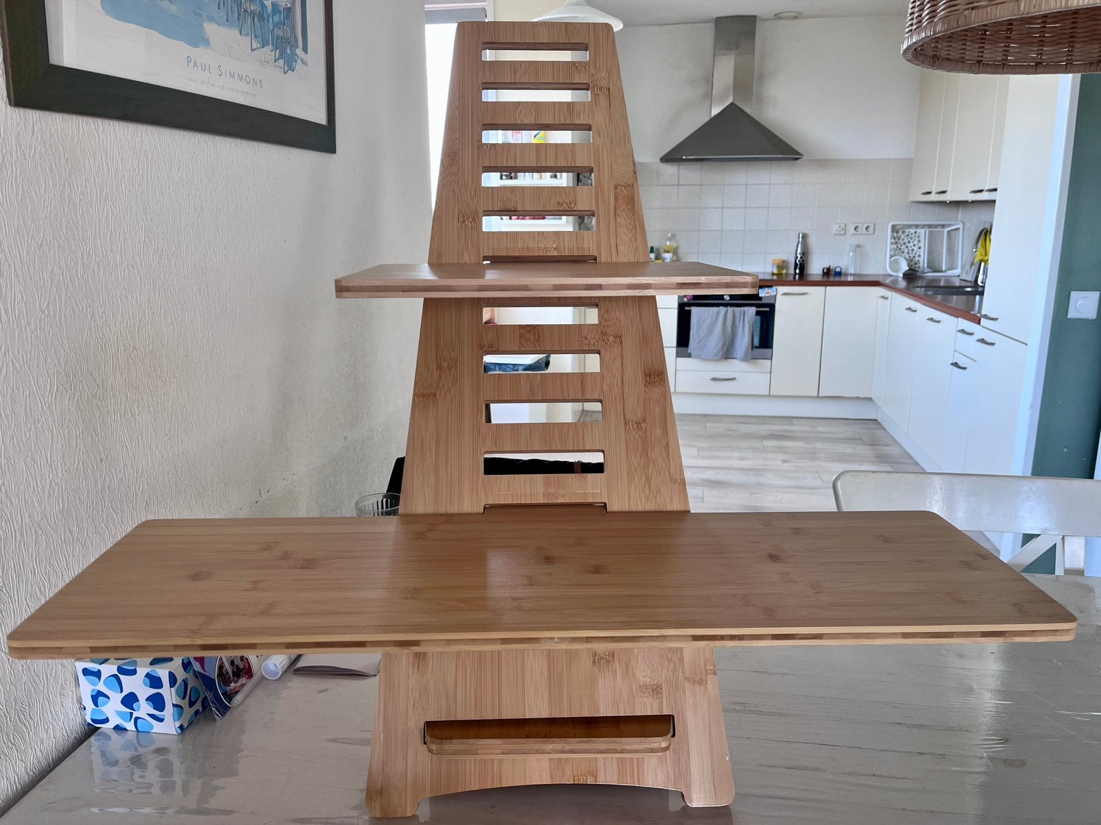 Laptop stand (adjustable height), Computers en Software, Laptopstandaarden, Ophalen, Zo goed als nieuw