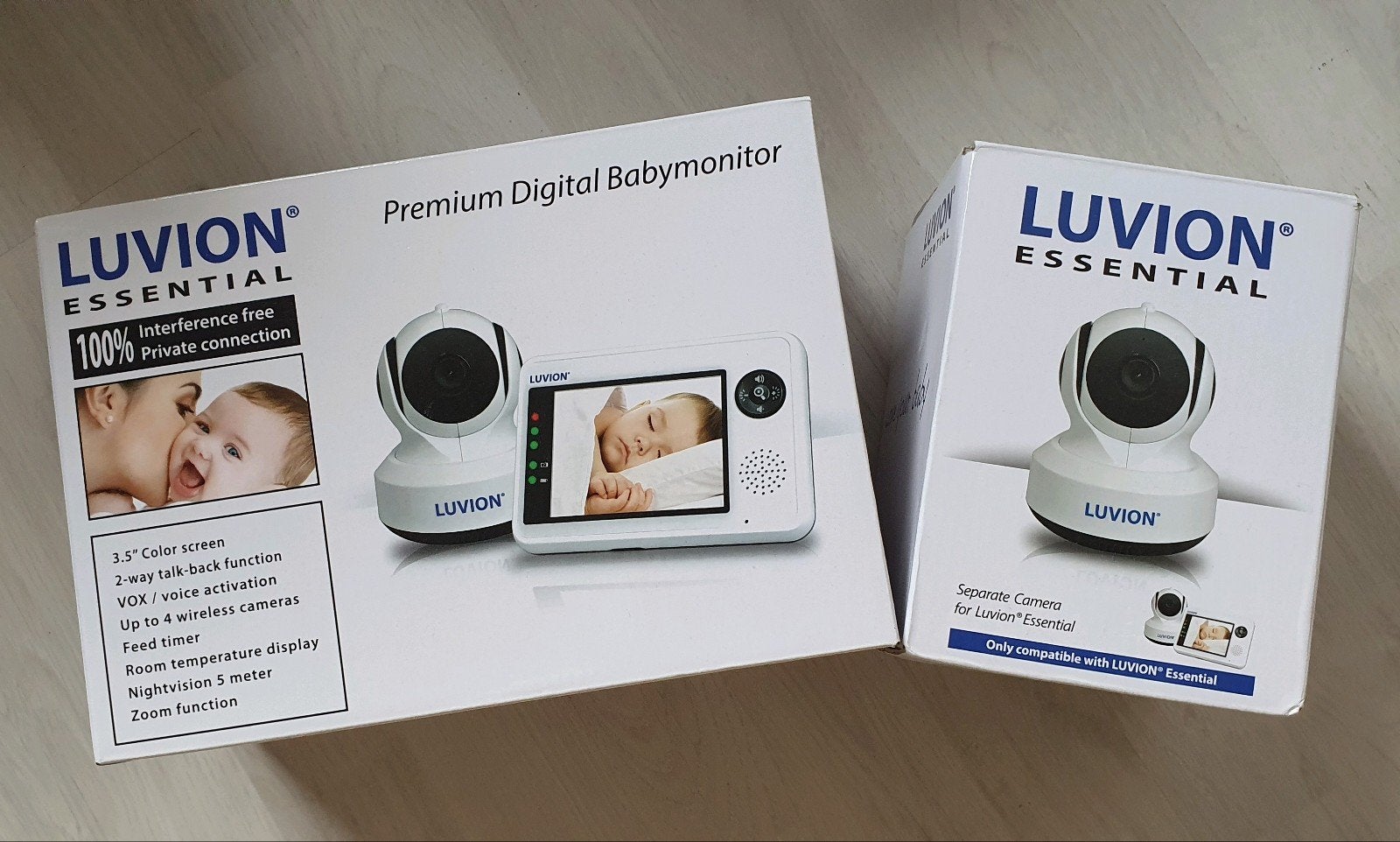Luvion Babymonitor, Kinderen en Baby's, Ophalen of Verzenden, Gebruikt, 250 meter of meer, Camera