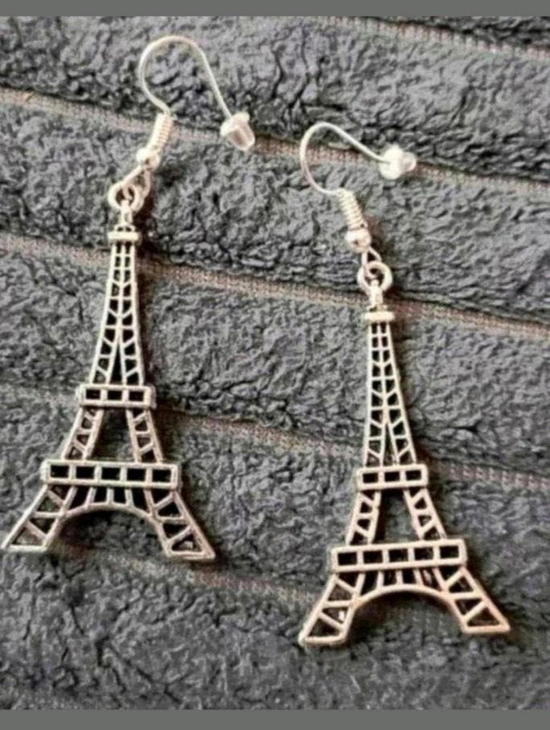 Oorbellen Eiffeltoren, Verzenden, Nieuw, Zilver, Hangers