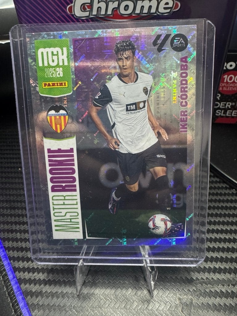 Iker Córdoba Master Rookie #414 Panini MGK 2025/26, Ophalen of Verzenden, Zo goed als nieuw, Losse kaart