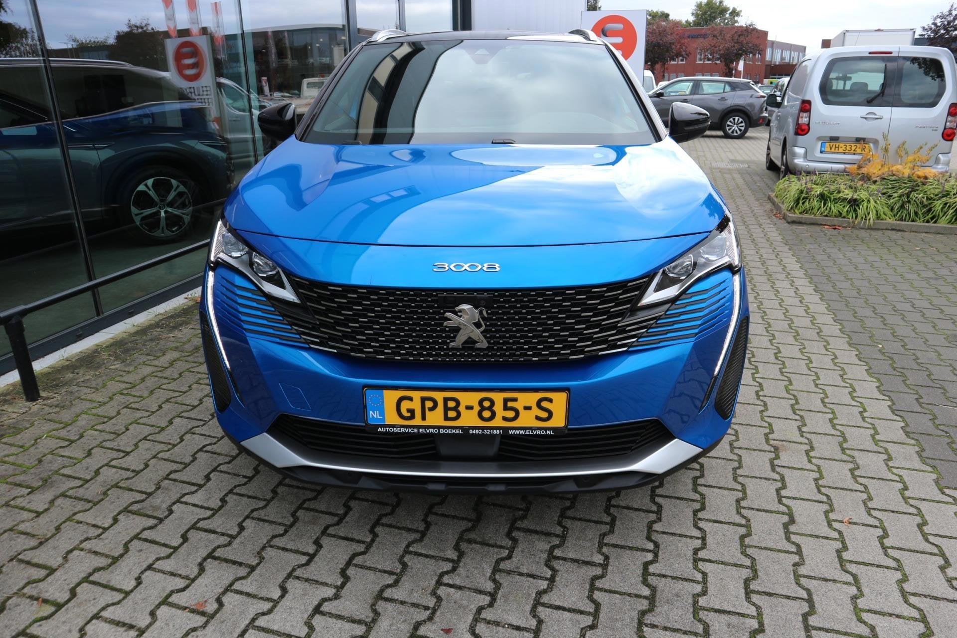 Peugeot 3008 1.2 PureTech GT AUTOMAAT ALCANTARA PANORAMADAK, Auto's, 1199 cc, Blauw, Bedrijf, 690 kg