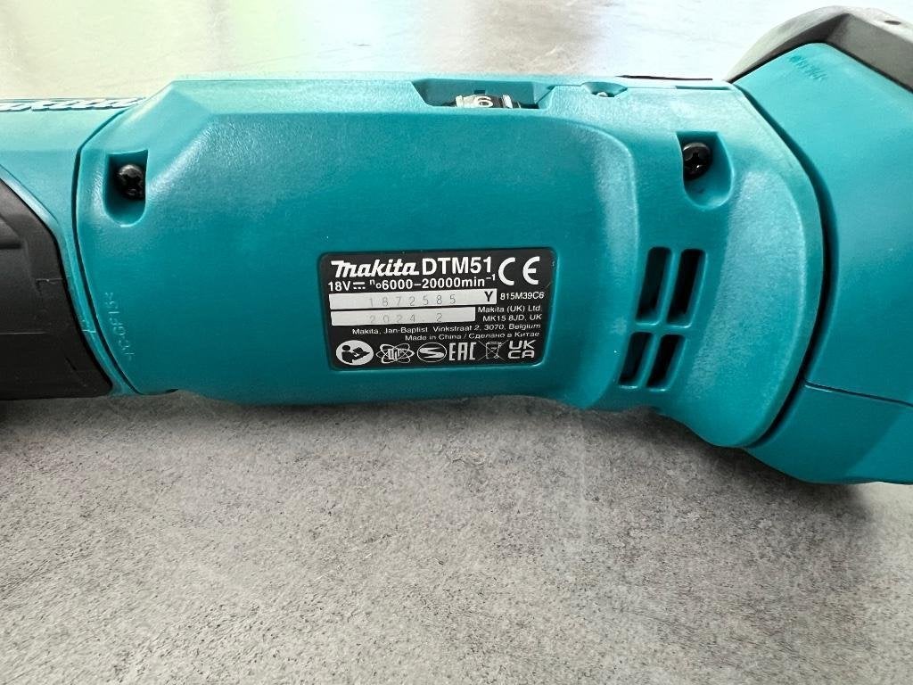 Makita DTM51Z 18V accu LXT Multitool Snelspanner li-ion Body, Ophalen of Verzenden, Nieuw