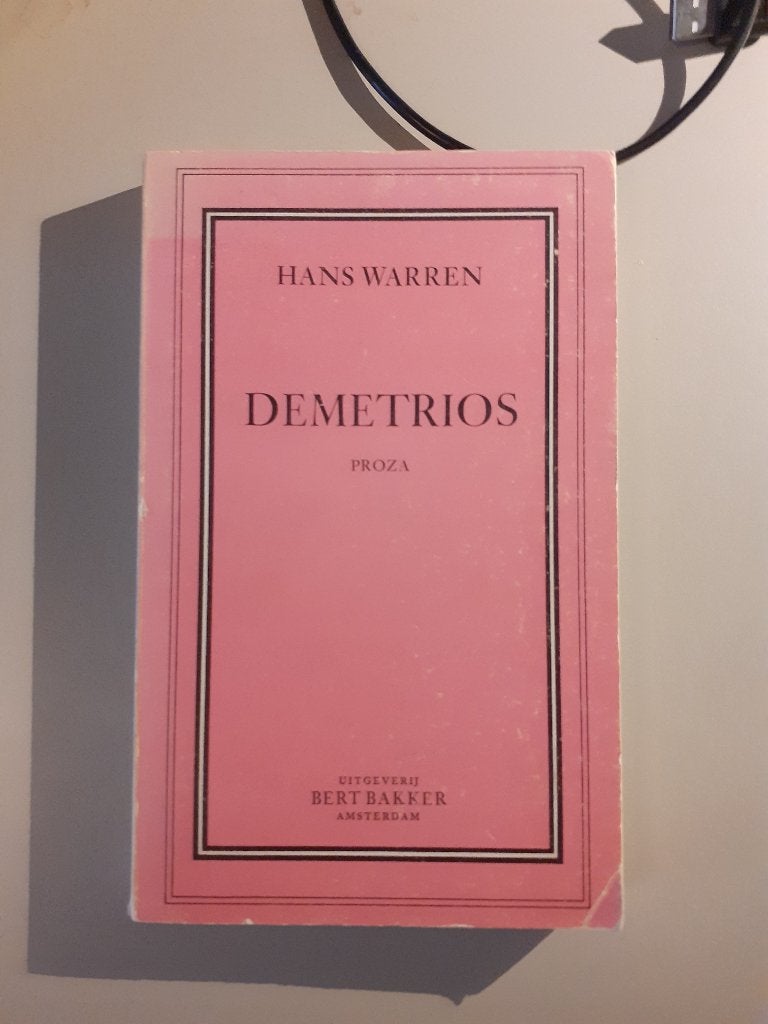 Hans Warren - Demetrios, Ophalen of Verzenden, Gelezen, Hans Warren, Nederland