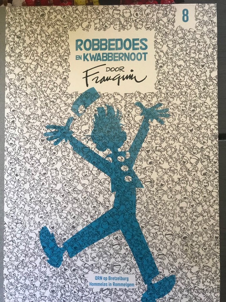 Robbedoes en Kwabbernoot nr 8 1971 QRN op Bretzelburg, Eén stripboek, Ophalen of Verzenden, Nieuw