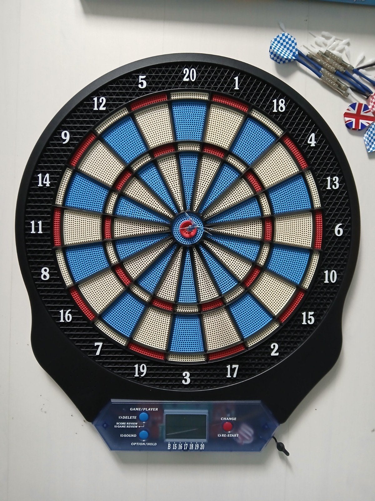 Compleet elektronisch Dartbord met Pijlen, Ophalen, Zo goed als nieuw, Dartbord met pijlen, Elektronisch