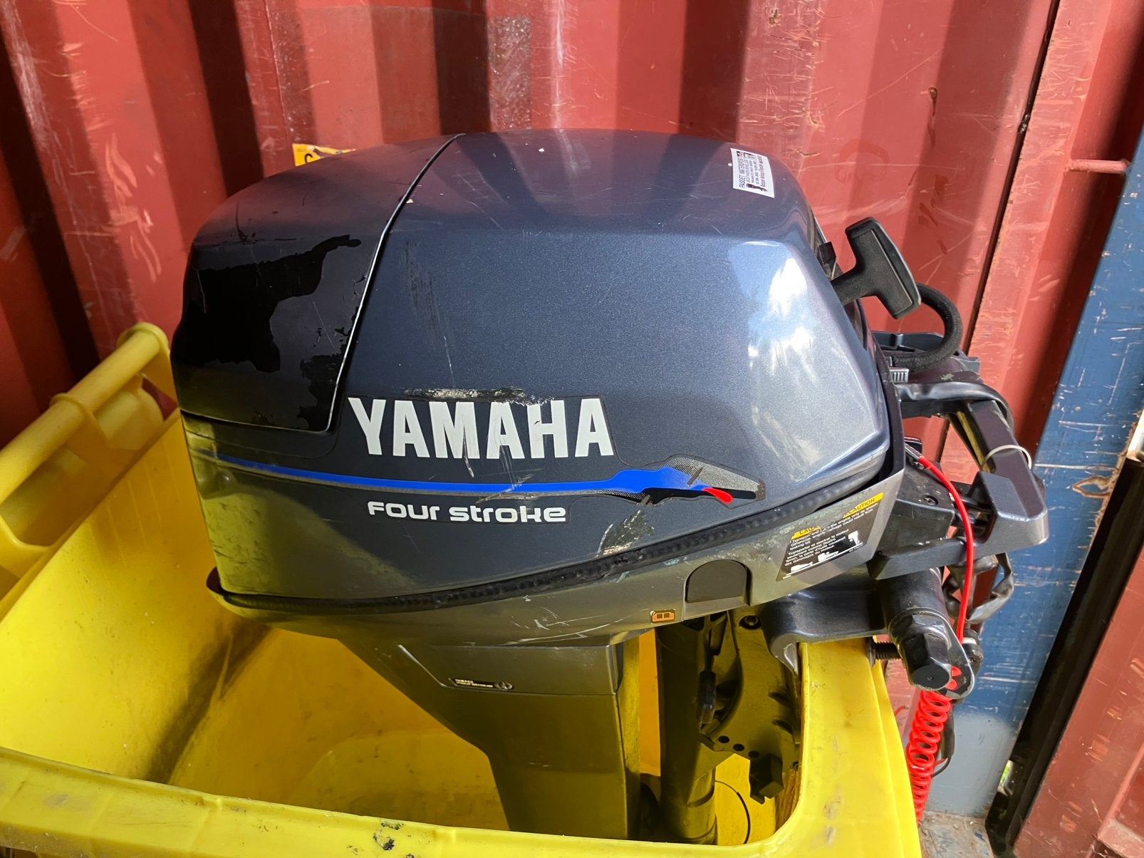 Yamaha 9.9 langstaard - goed werkende, Watersport en Boten, Buiten- en Binnenboordmotoren, Ophalen, 10 tot 30 pk, Viertaktmotor