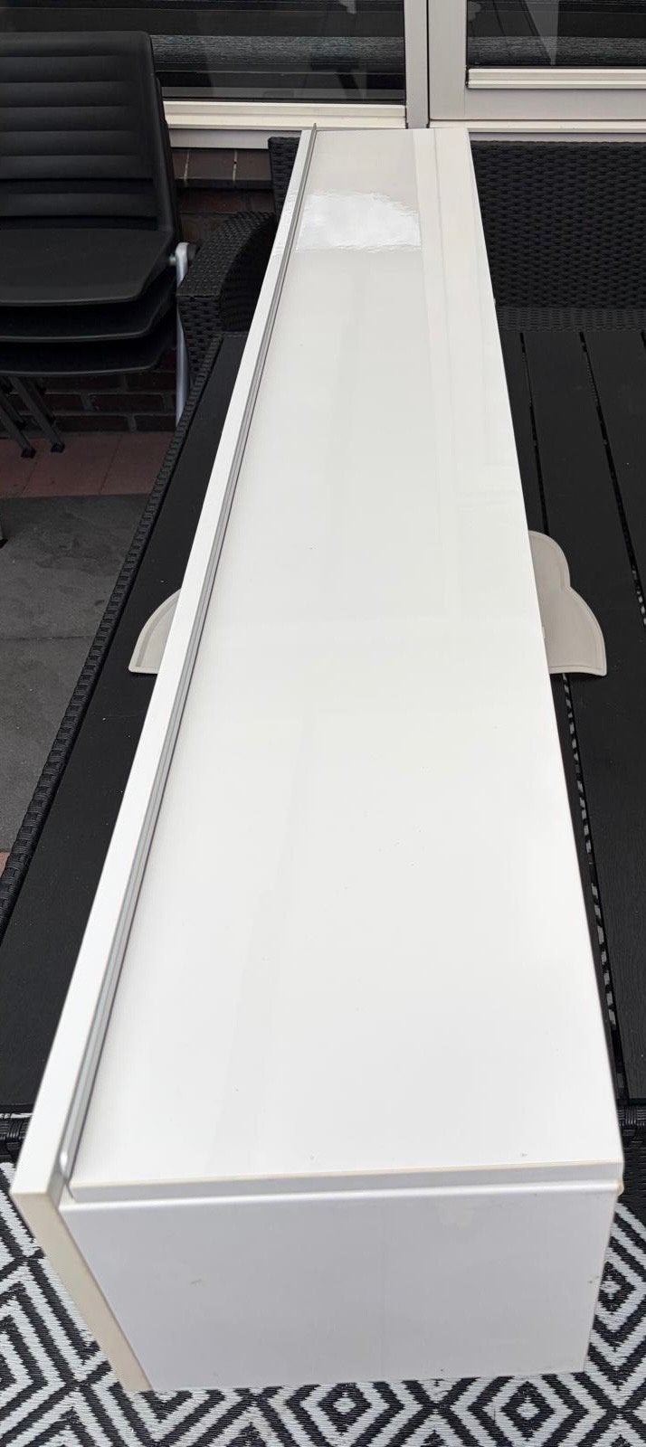 Ikea Keukenkast met verlichting - 179x27,5x25,5 cm, Ophalen, Gebruikt, Wit, 150 tot 200 cm