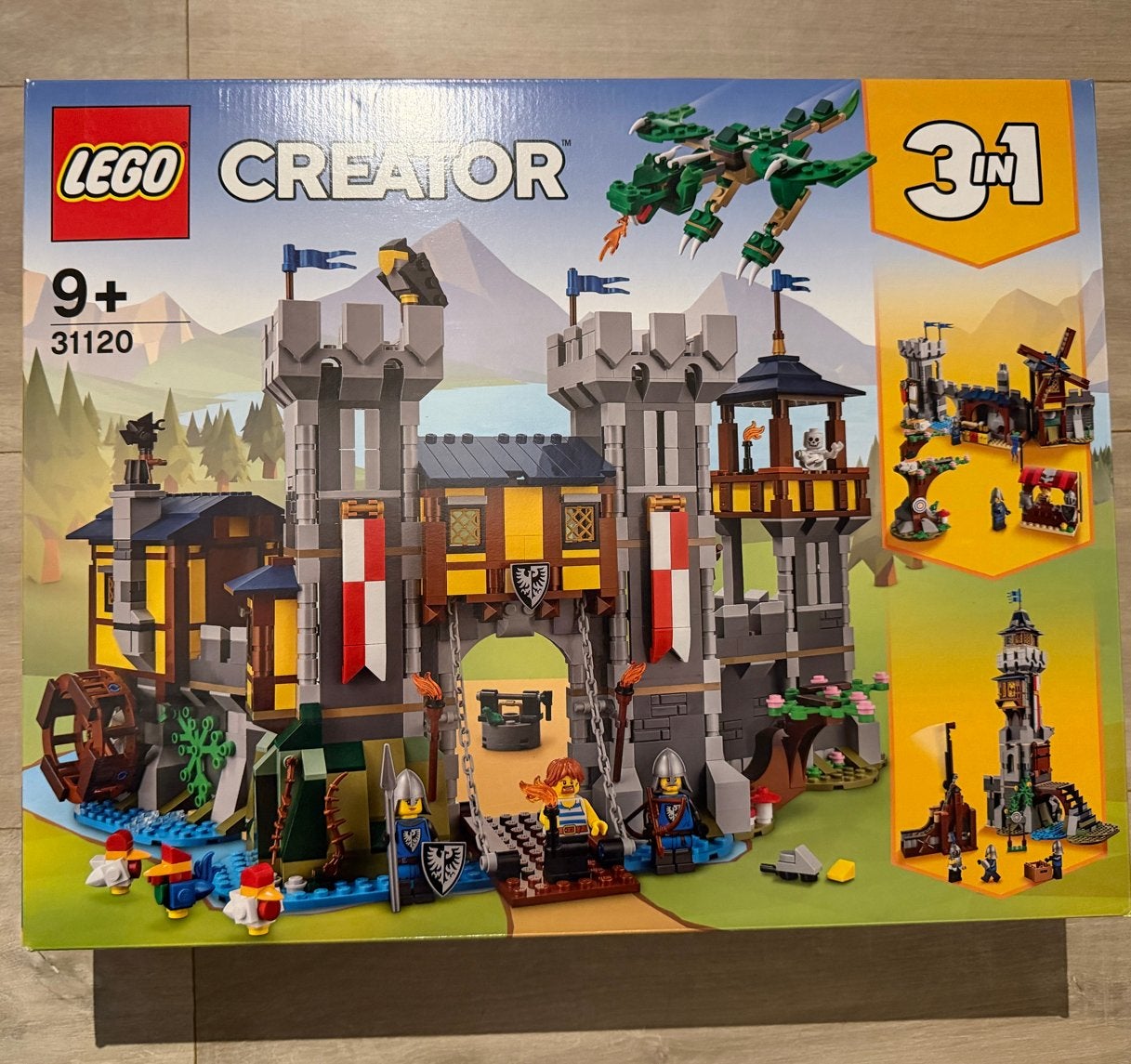 Nieuwe Lego Creator 3in1 Kasteel 31120 - Geseald, Ophalen of Verzenden, Nieuw