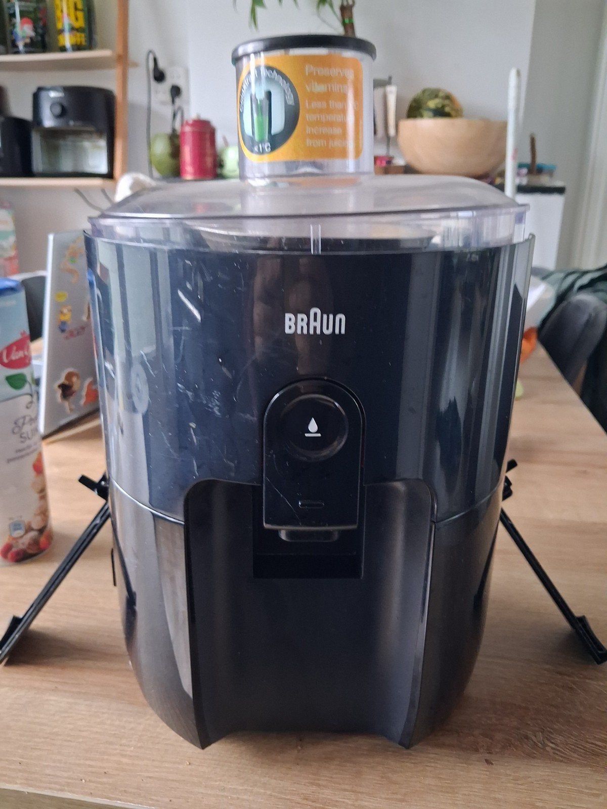Braun sapcentrifuge - Perfect voor verse sappen, Ophalen, Gebruikt, Elektrisch, Sapcentrifuge