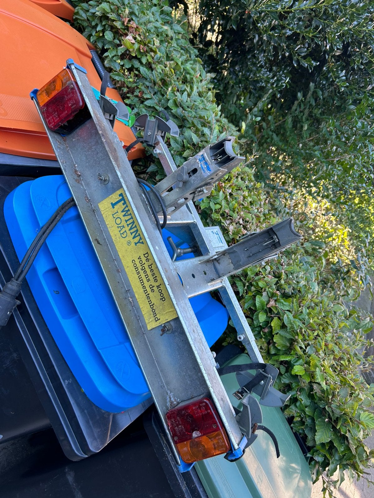 Twinny load fietsen drager, Auto diversen, Ophalen, 2 fietsen, Zo goed als nieuw, Trekhaakdrager