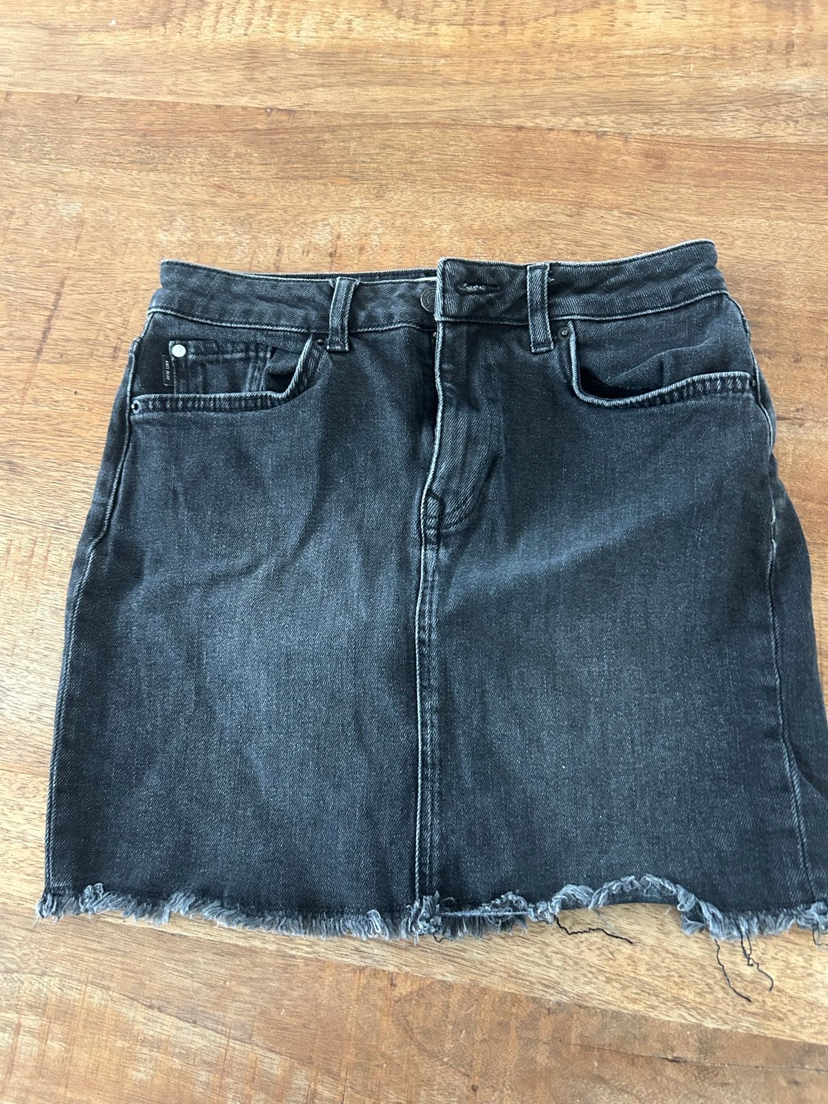 Anti Blue Zwarte Denim Rok Maat S, Kleding | Dames, Zwart, Ophalen of Verzenden, Zo goed als nieuw, Maat 36 (S)