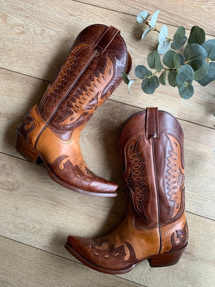 Buffalo cowboylaarzen 37 western boots bohemian laarzen, Hoge laarzen, -, Ophalen of Verzenden, Zo goed als nieuw